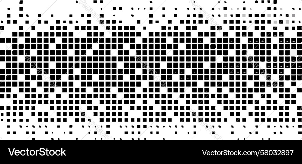 Pixelated Grid Tech Background Vector Image