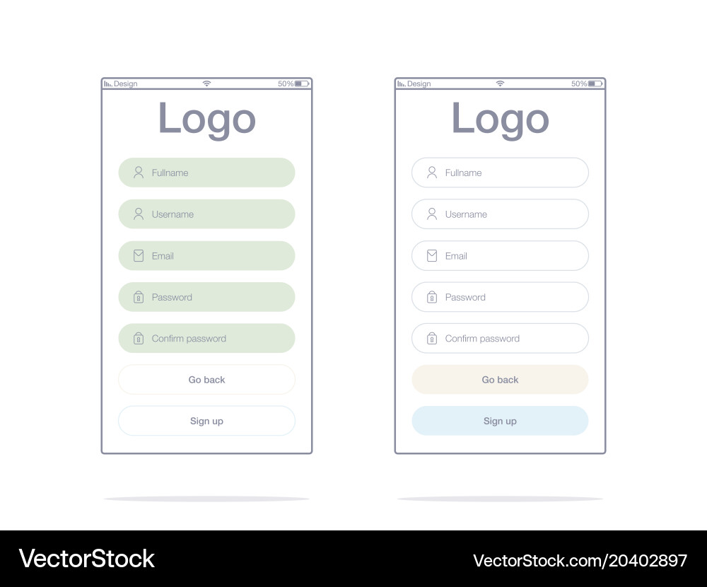 Screens and web concept Vector Image