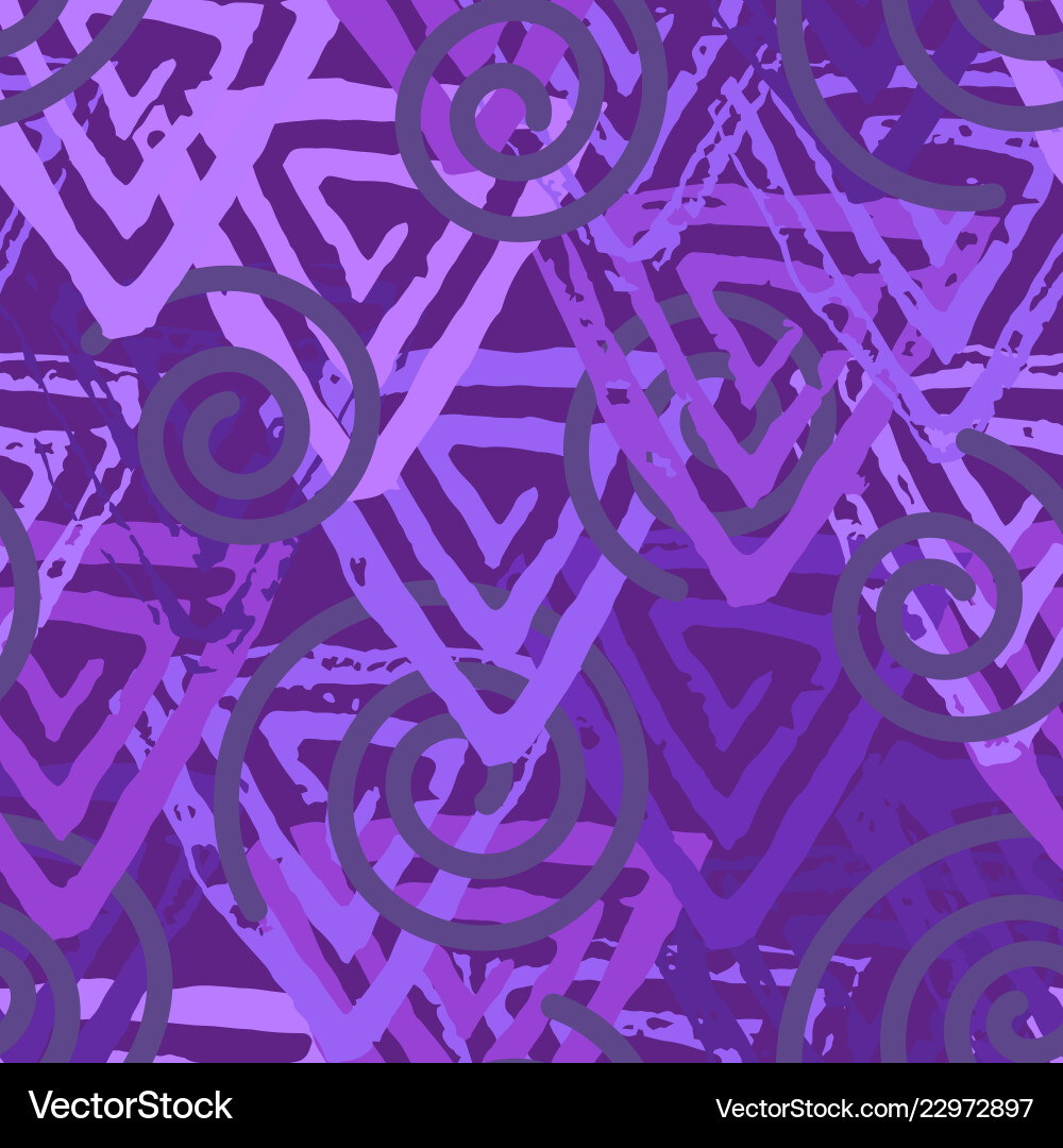 Seamless pattern with textured triangles Seamless pattern with textured triangles vector image