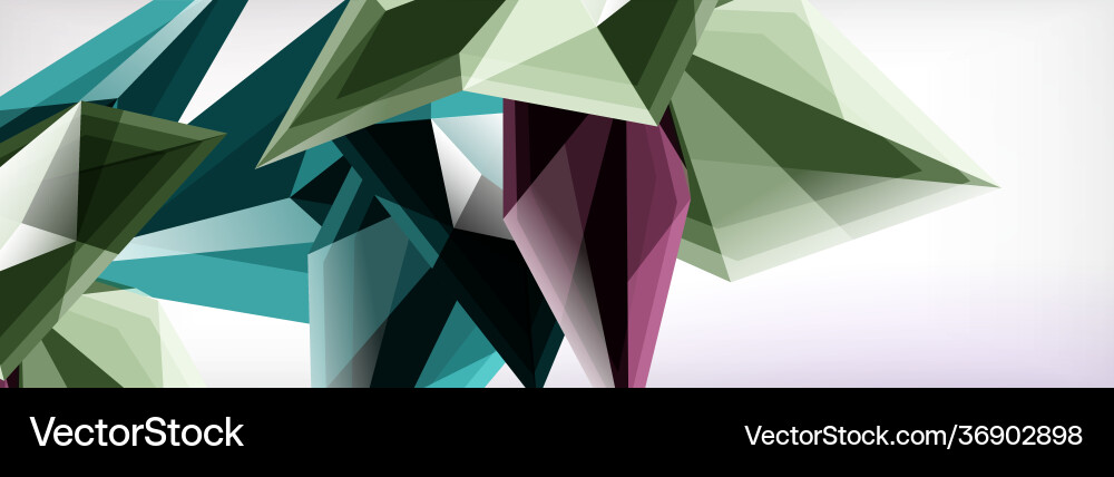 3d triangles and pyramids abstract 3d triangles and pyramids abstract vector image