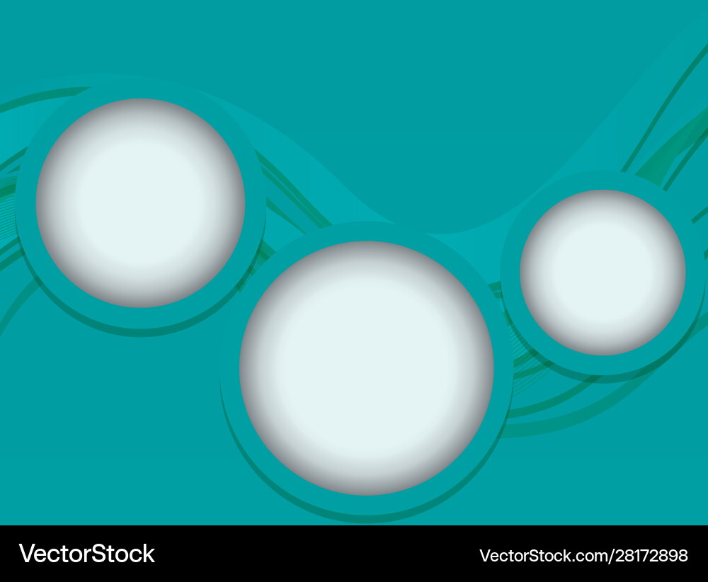 Background design with round patterns vector image