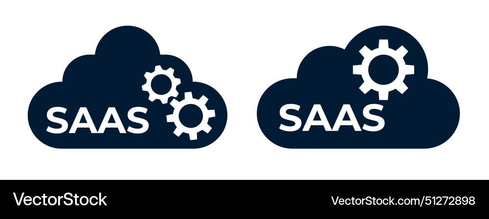 Cloud data sync update icon saas Vector Image