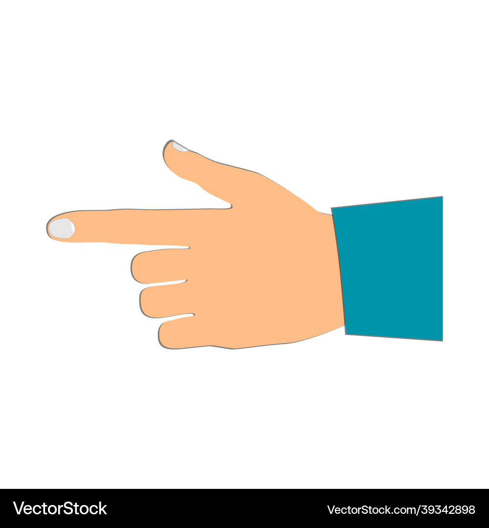 Direction of movement indicator Vector Image