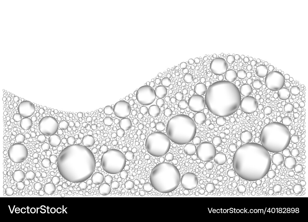 Foam isolated on transparent background Foam isolated on transparent background vector image