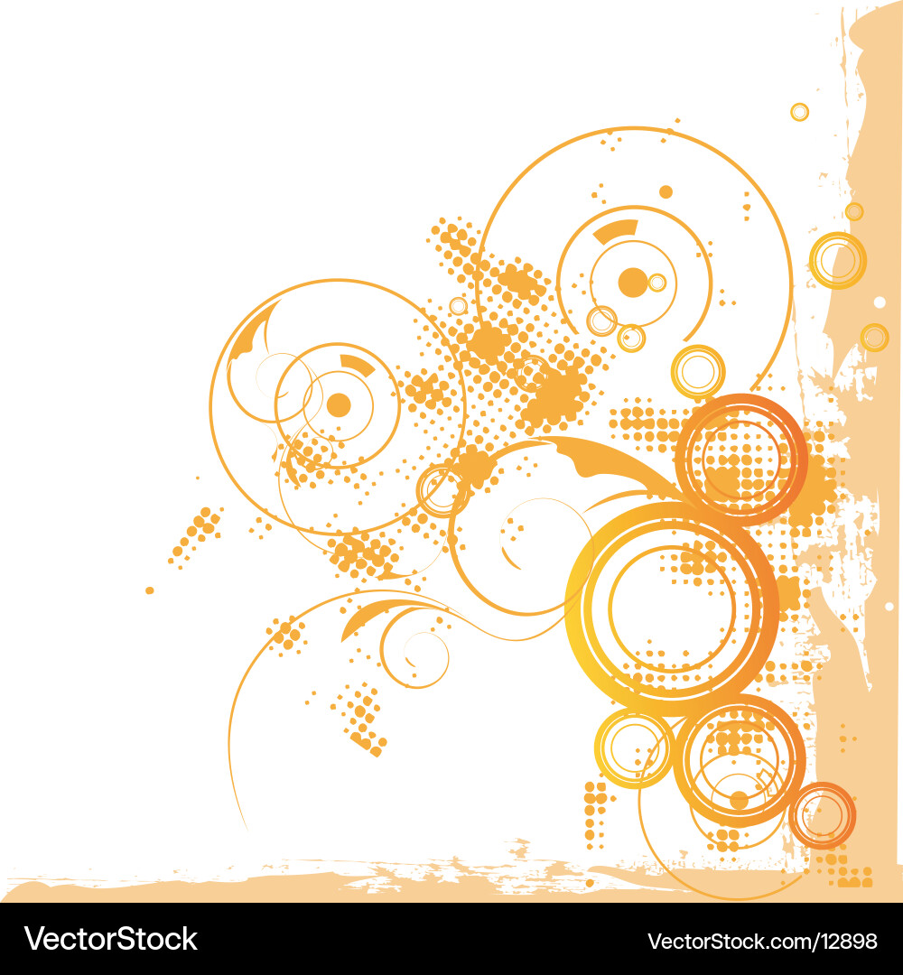 Rustic Circle Background vector image