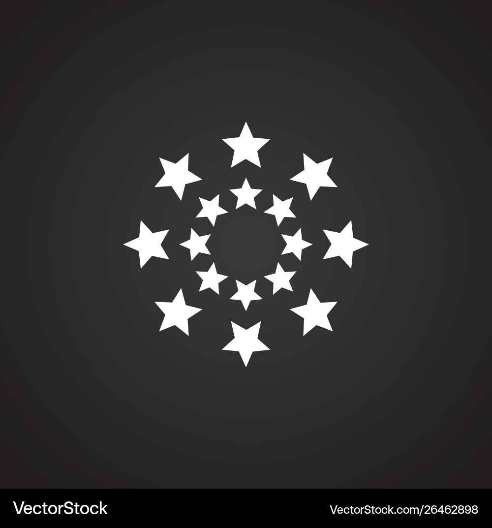 Sparkle icon on background for graphic and web Sparkle icon on background for graphic and web vector image