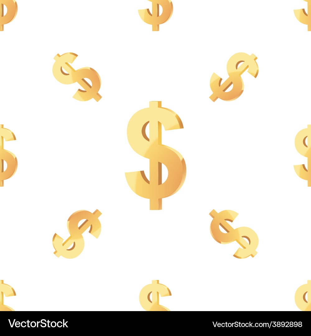 Universal seamless patterns tiling finance vector image