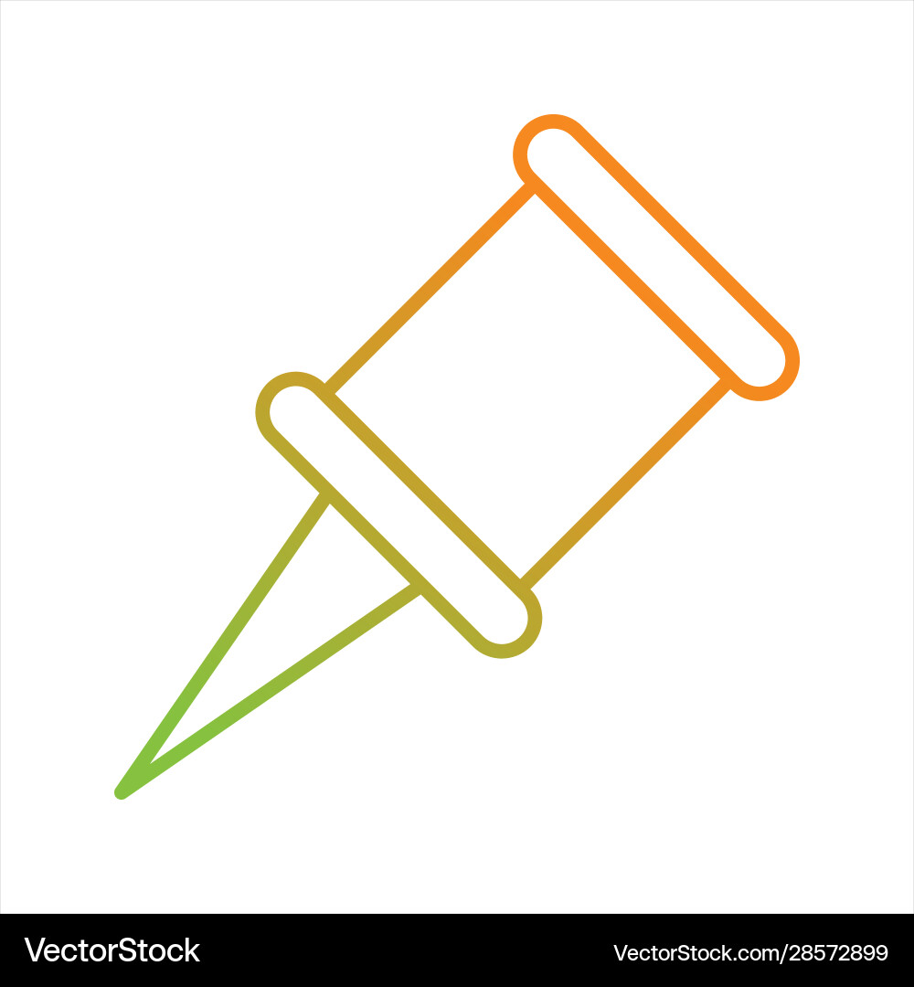 Beautiful pointer line icon vector image