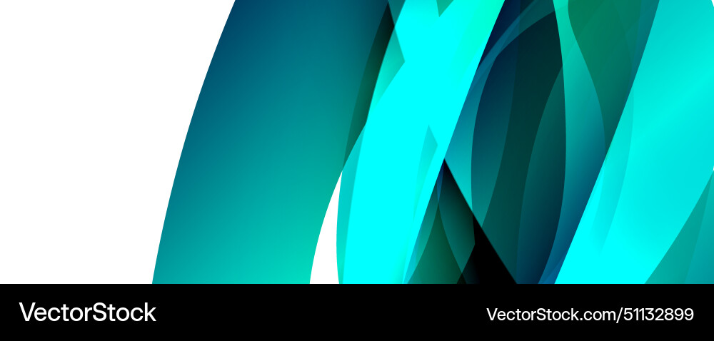 Closeup of azure and aqua abstract pattern vector image