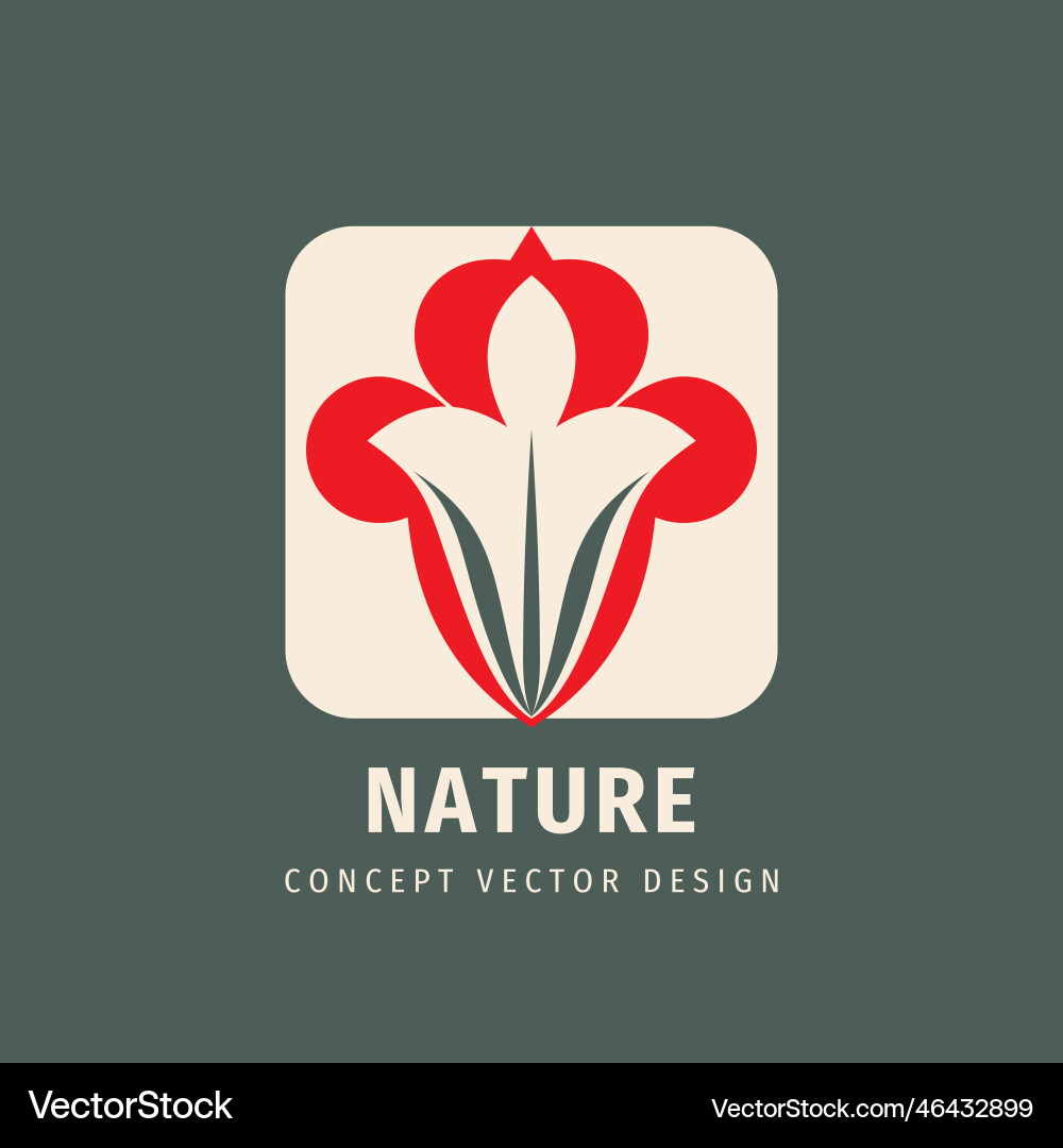 Dekorative Blume Natur Logo Grafik Design Dekorative Blume Natur Logo Grafik Design vektorbild