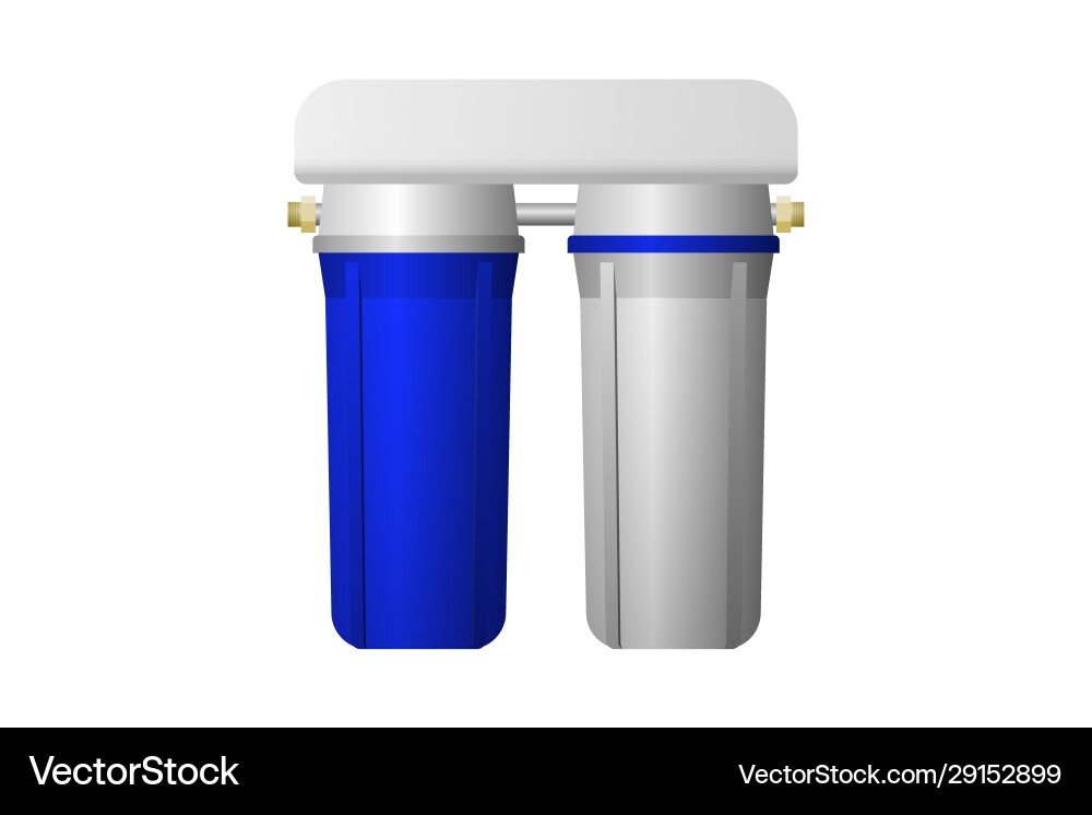 Filter for drinking water purification Filter for drinking water purification vector image