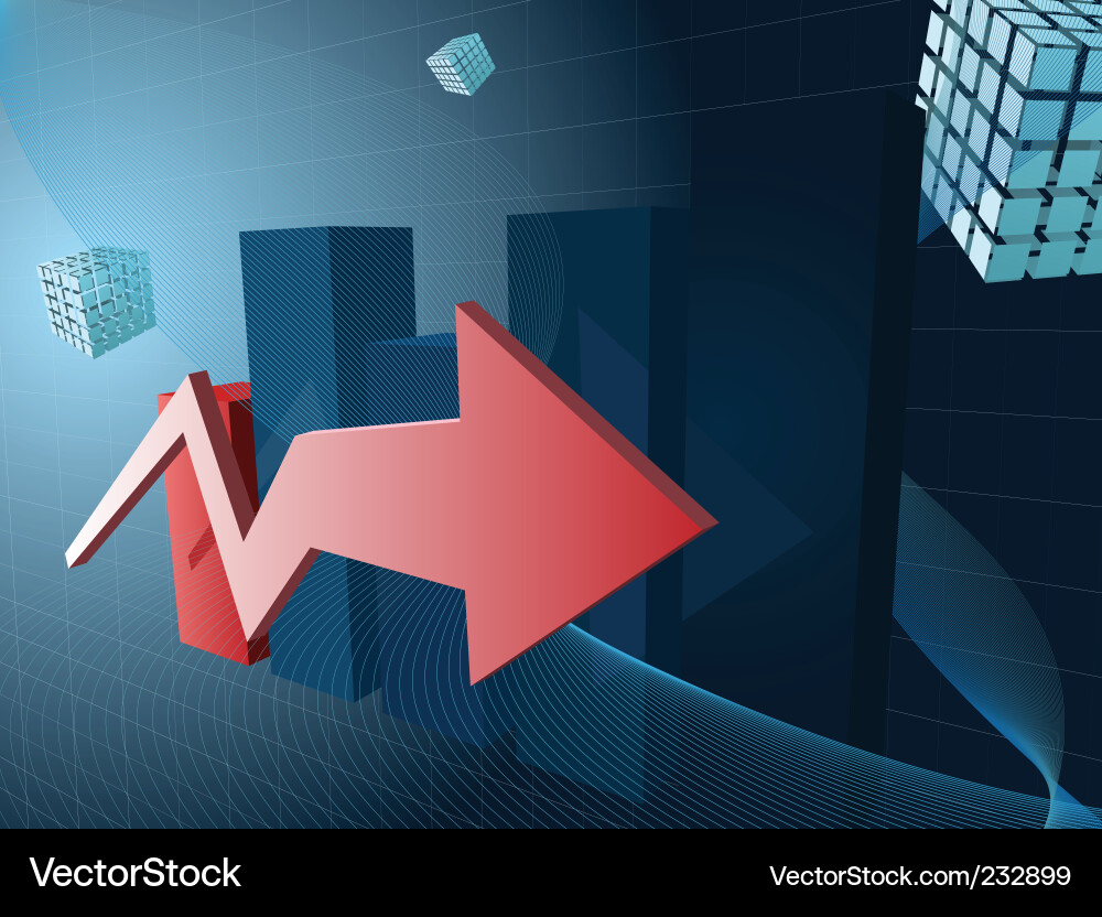 Geometric Block Background vector image