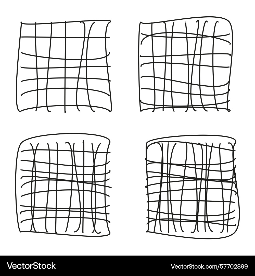 Hand grid icon loose square pattern casual mesh Hand grid icon loose square pattern casual mesh vector image