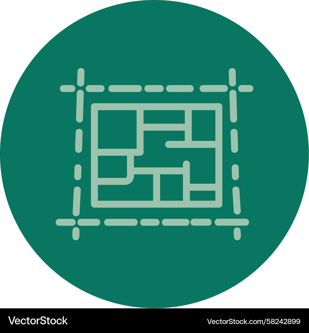 Multi-Color Plot Timeline Icon Vector Image