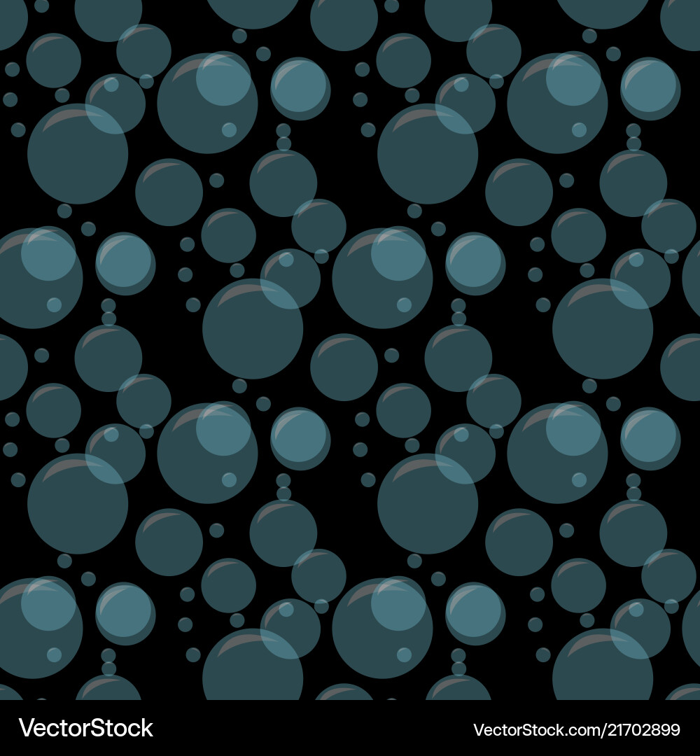 Seamless soap bubbles pattern background Seamless soap bubbles pattern background vector image