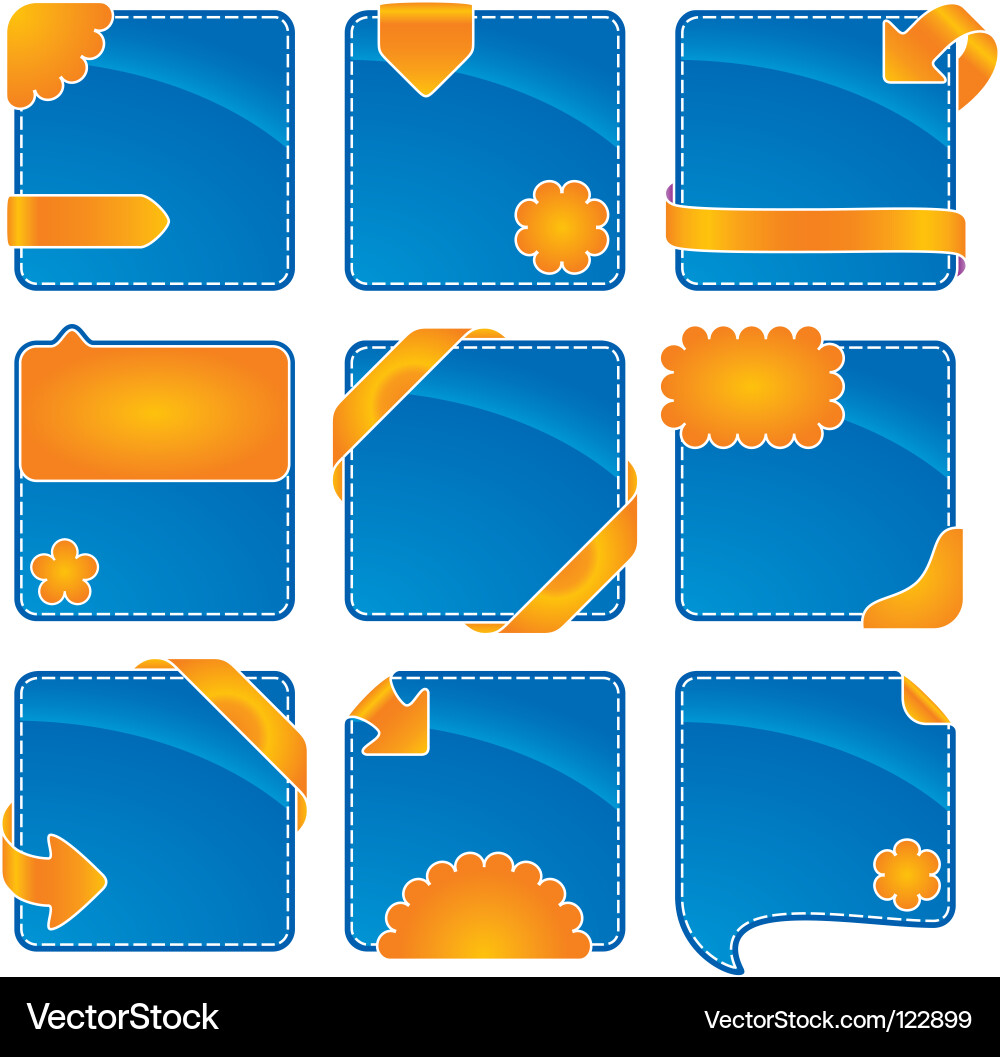 Web Elements & Icons Vector Image