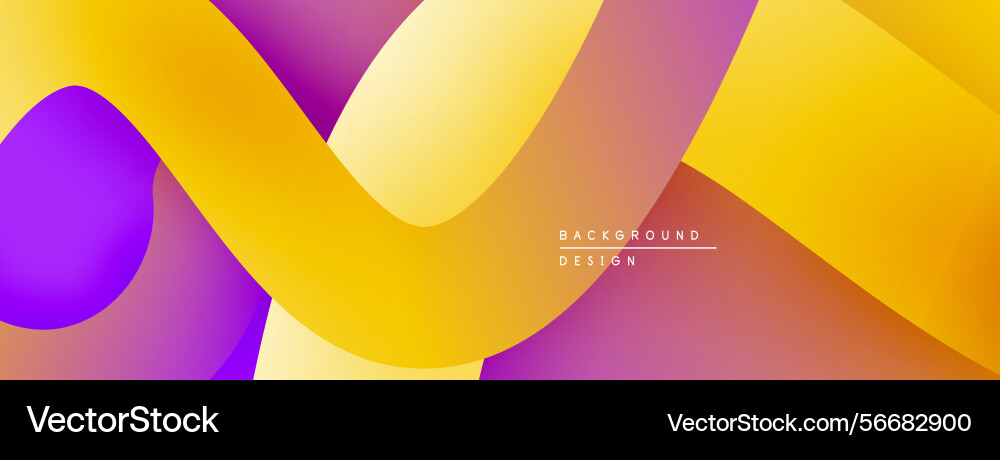 Abstract colorful layers create dynamic visual Abstract colorful layers create dynamic visual Vector Image