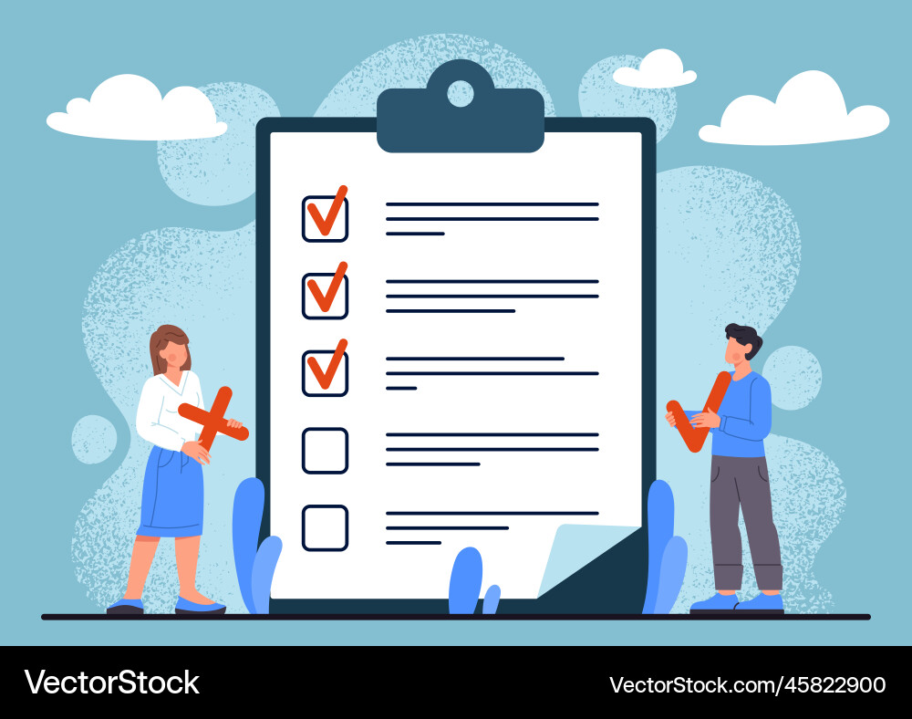 Task completion concept Task completion concept Vector Image