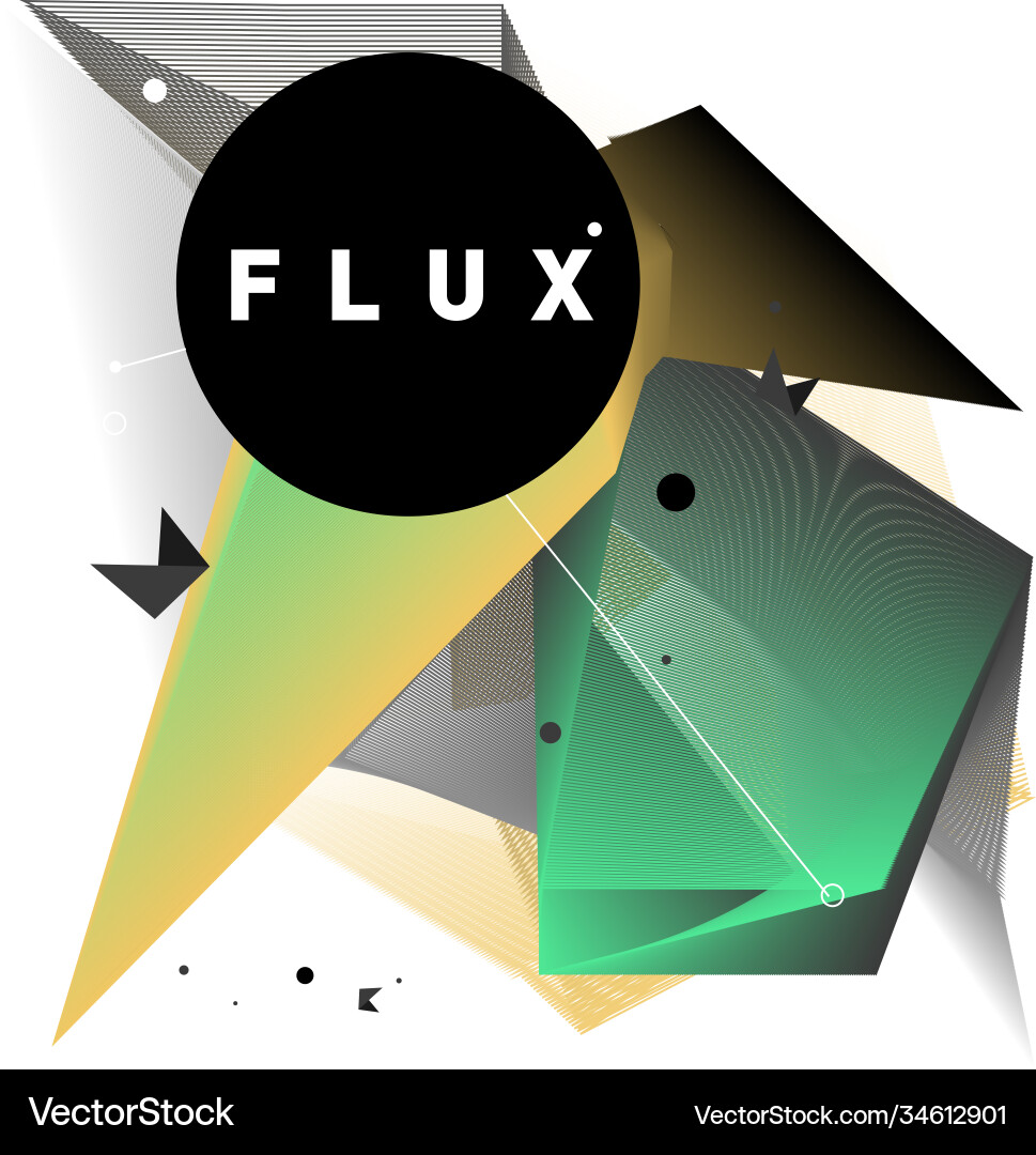 3d colorful wave background dynamic flux effect 3d colorful wave background dynamic flux effect vector image