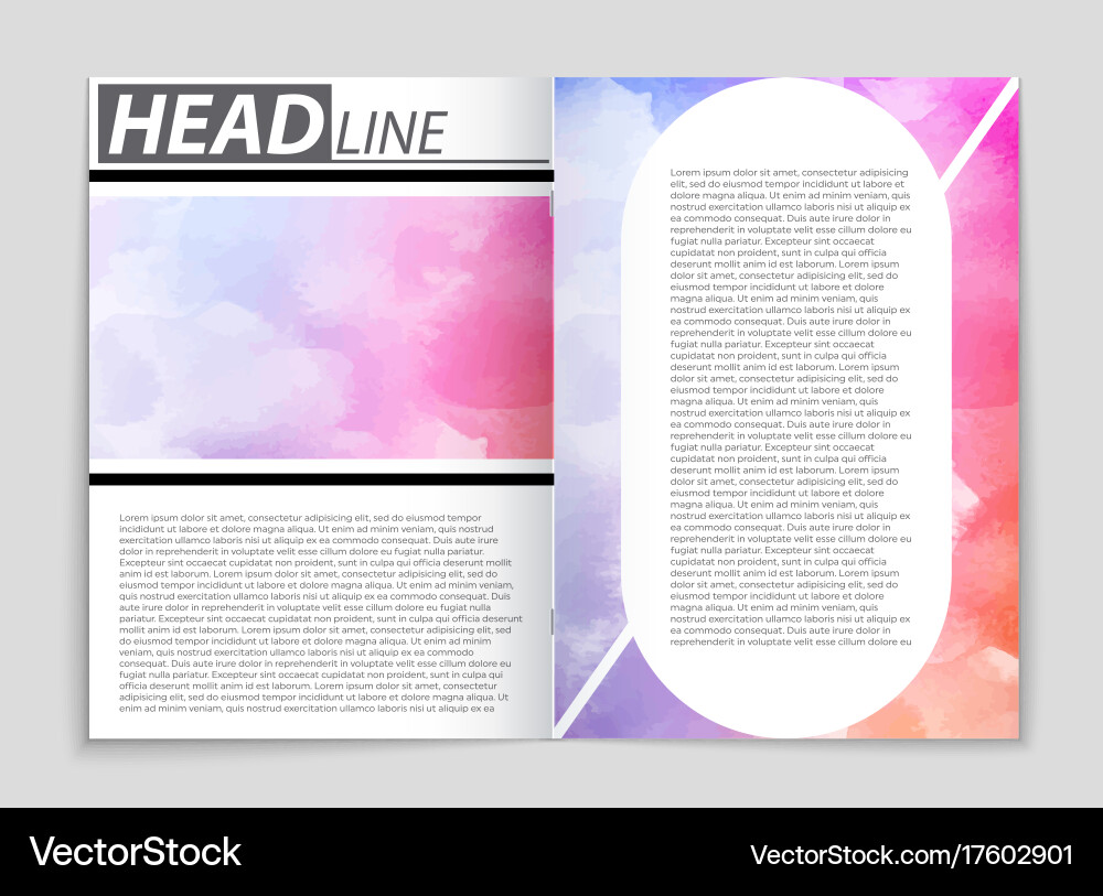 Abstract layout background set for art vector image