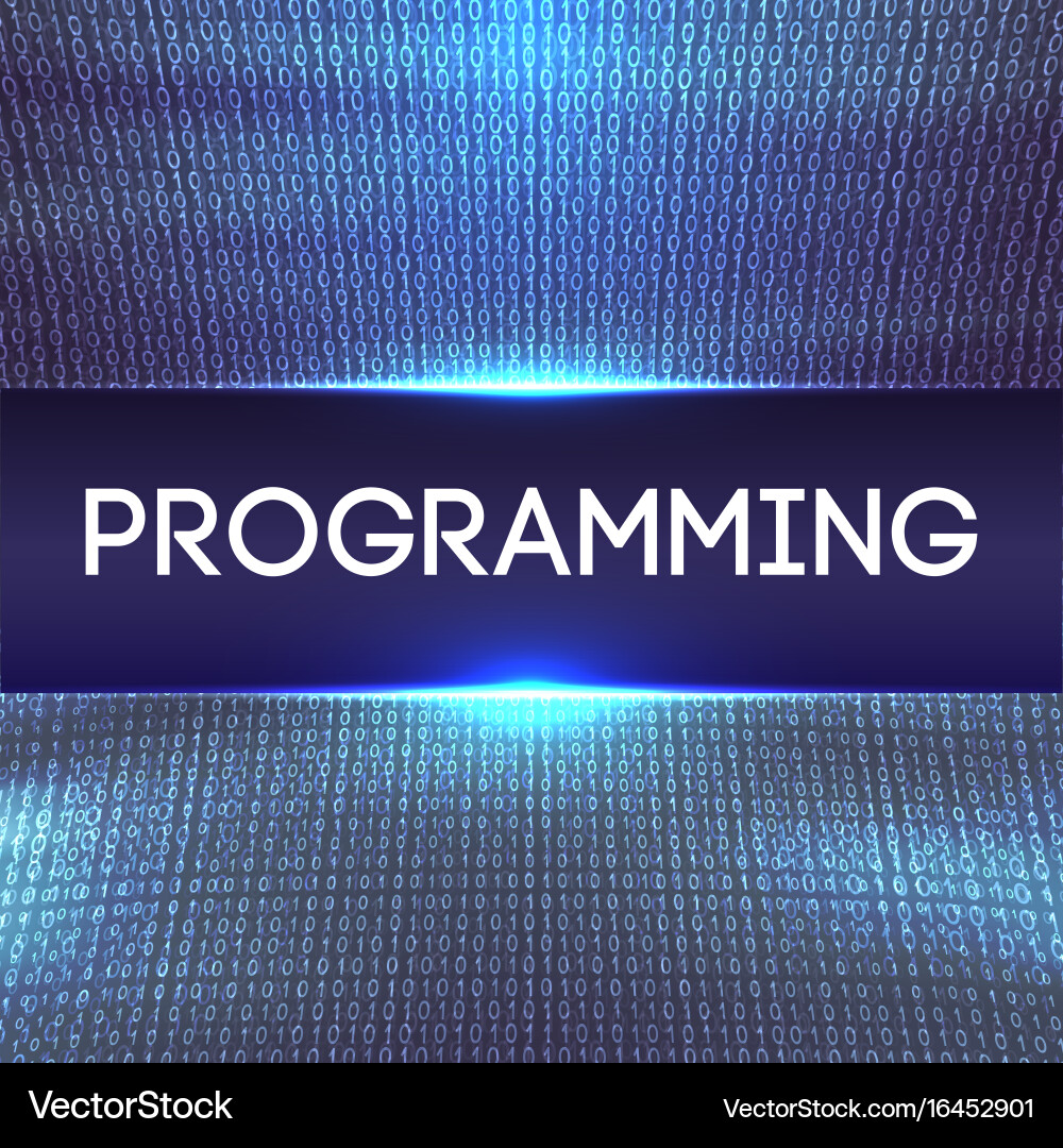Abstrakte Programmierung Hintergrund vektorbild