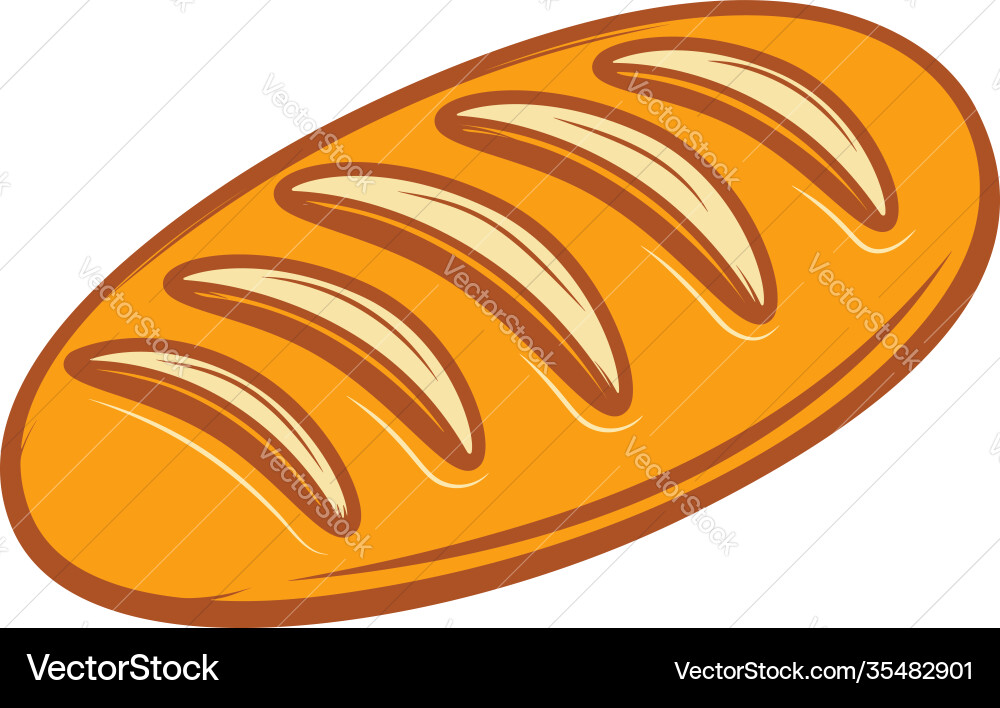 Bread in engraving style design element Bread in engraving style design element Vector Image