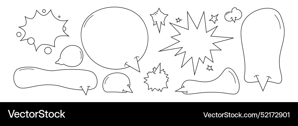 Bubble for text Vector Image