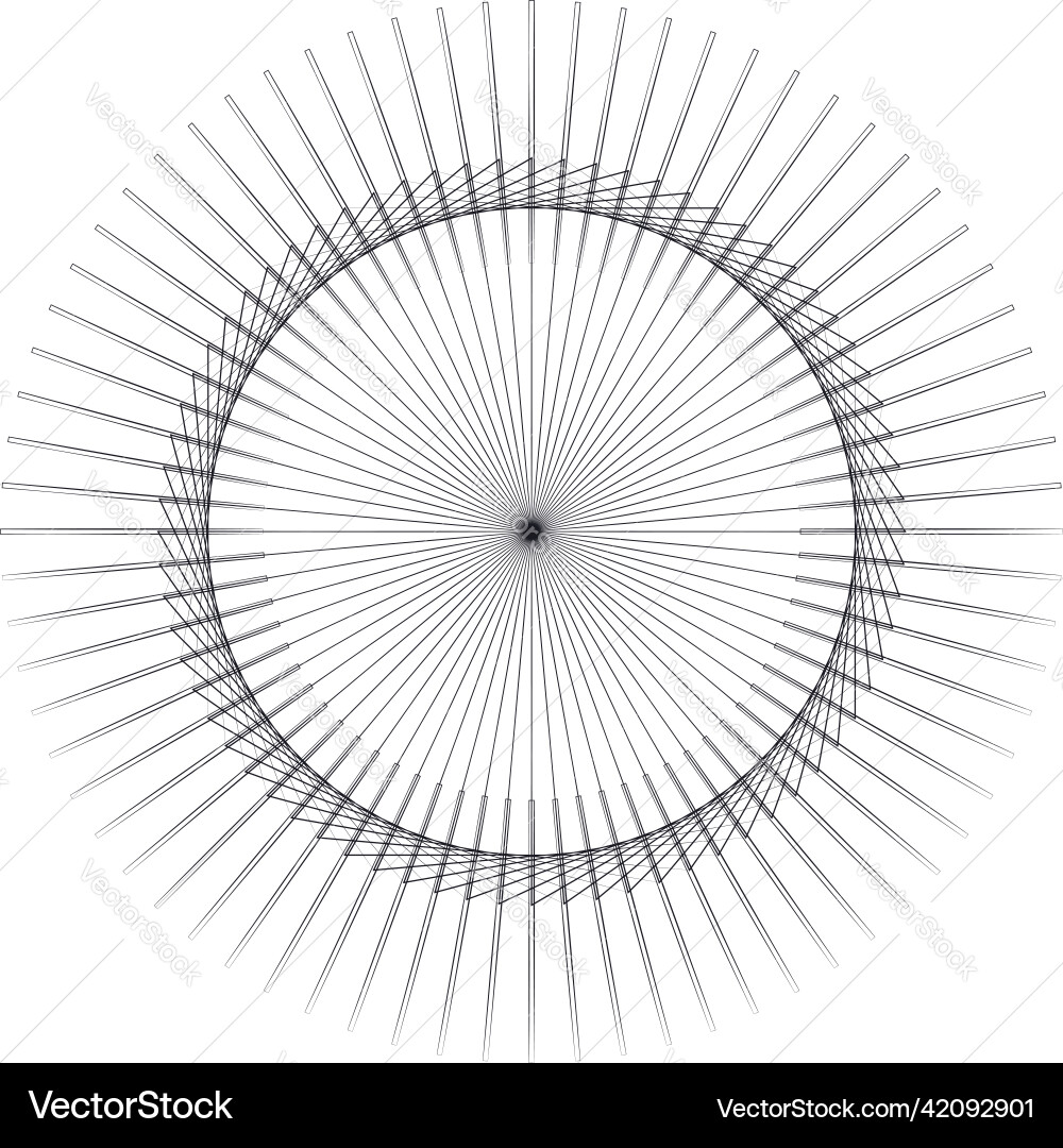 Geometric abstract circle element design Geometric abstract circle element design Vector Image