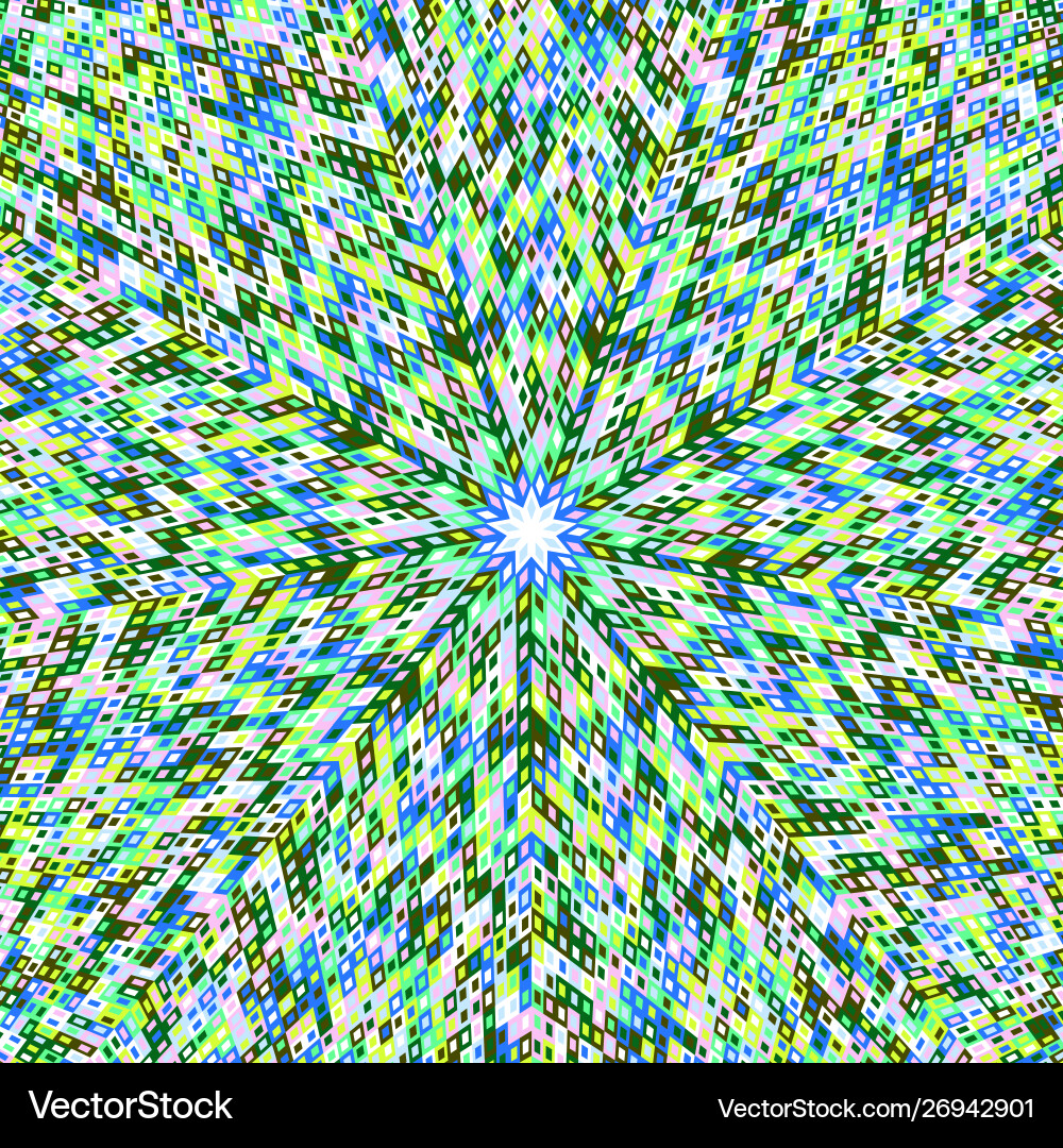Geometrical colorful dynamic round pattern Geometrical colorful dynamic round pattern vector image