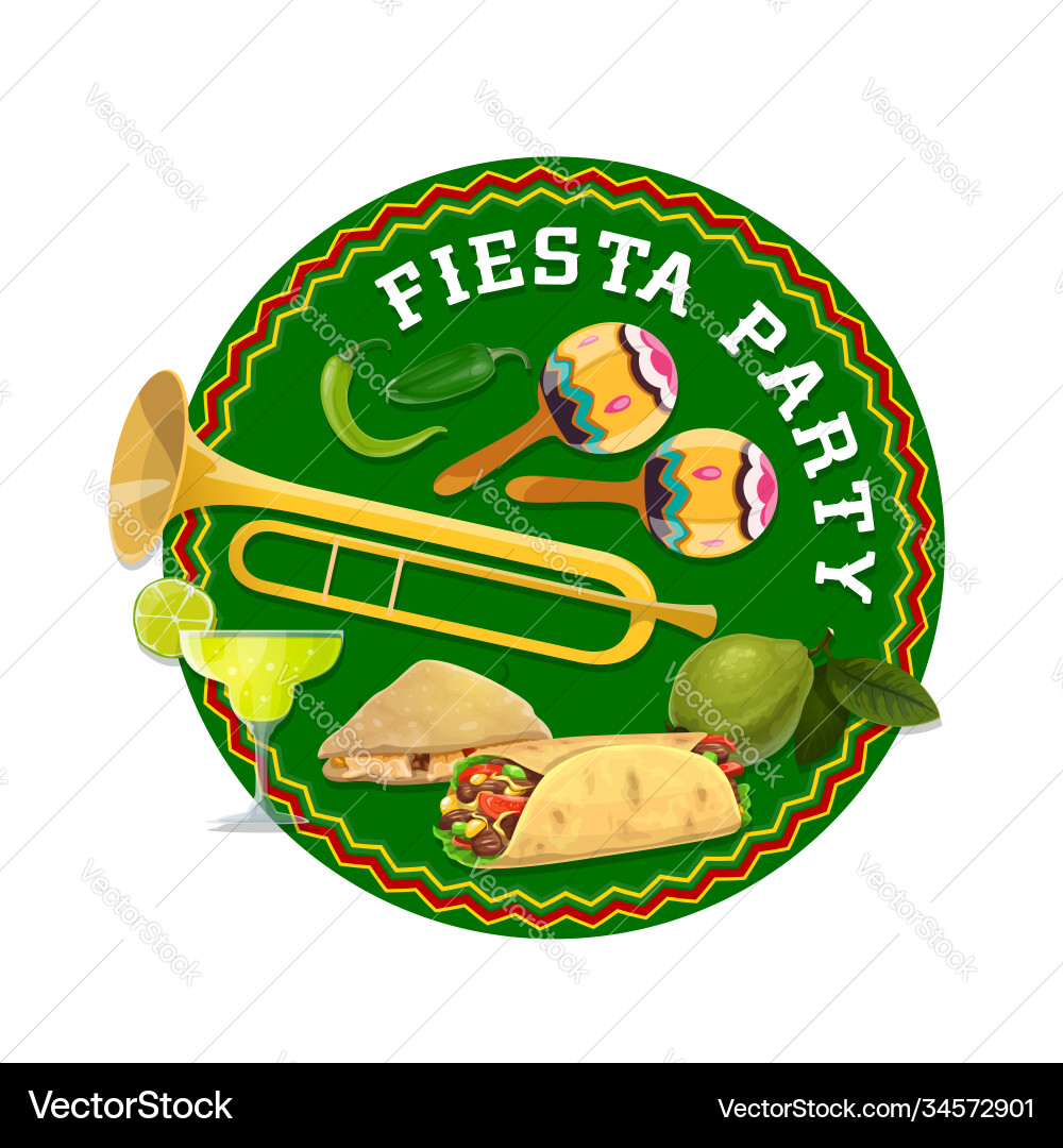 mexikanische fiesta party food drink maracas tequila Mexikanische fiesta party food drink maracas tequila vektorbild