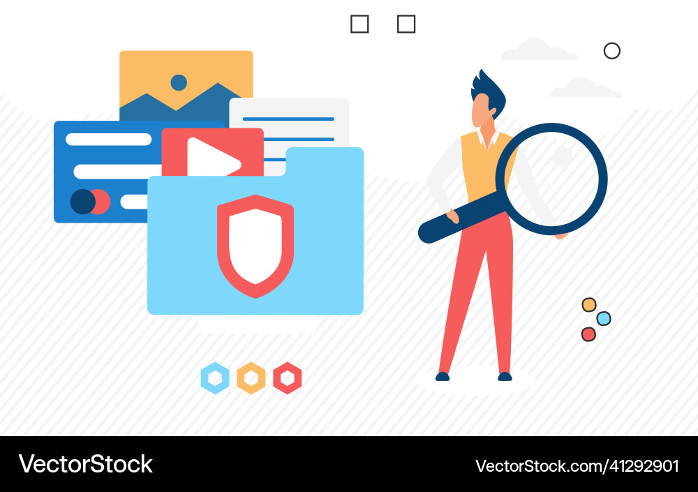 Online multimedia data information searching Online multimedia data information searching vector image
