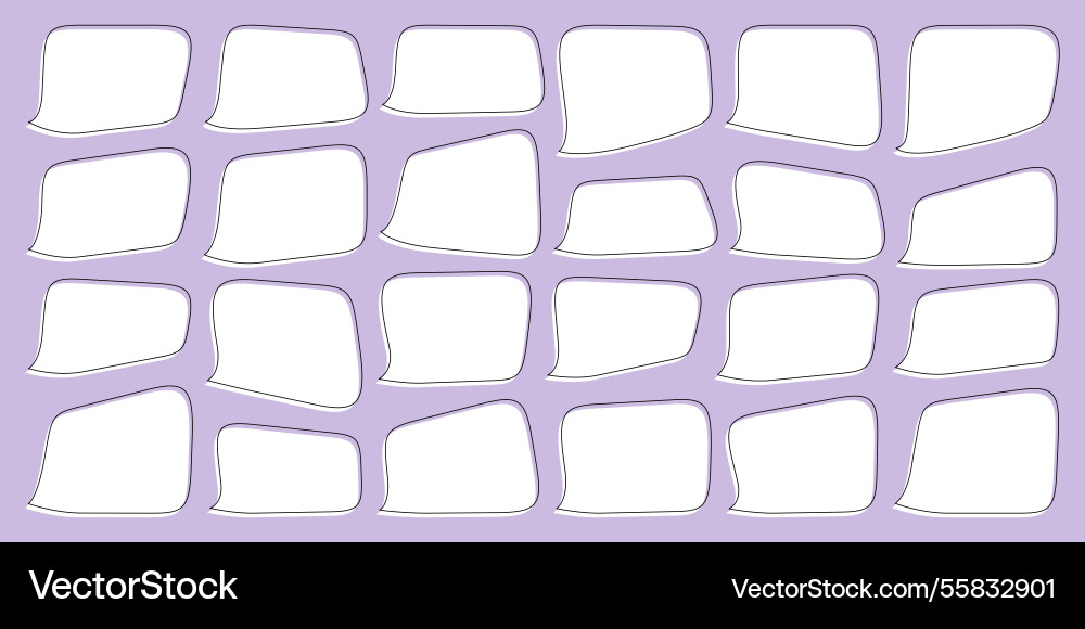 Speech text chat balloon talk cloud dialog box vector image