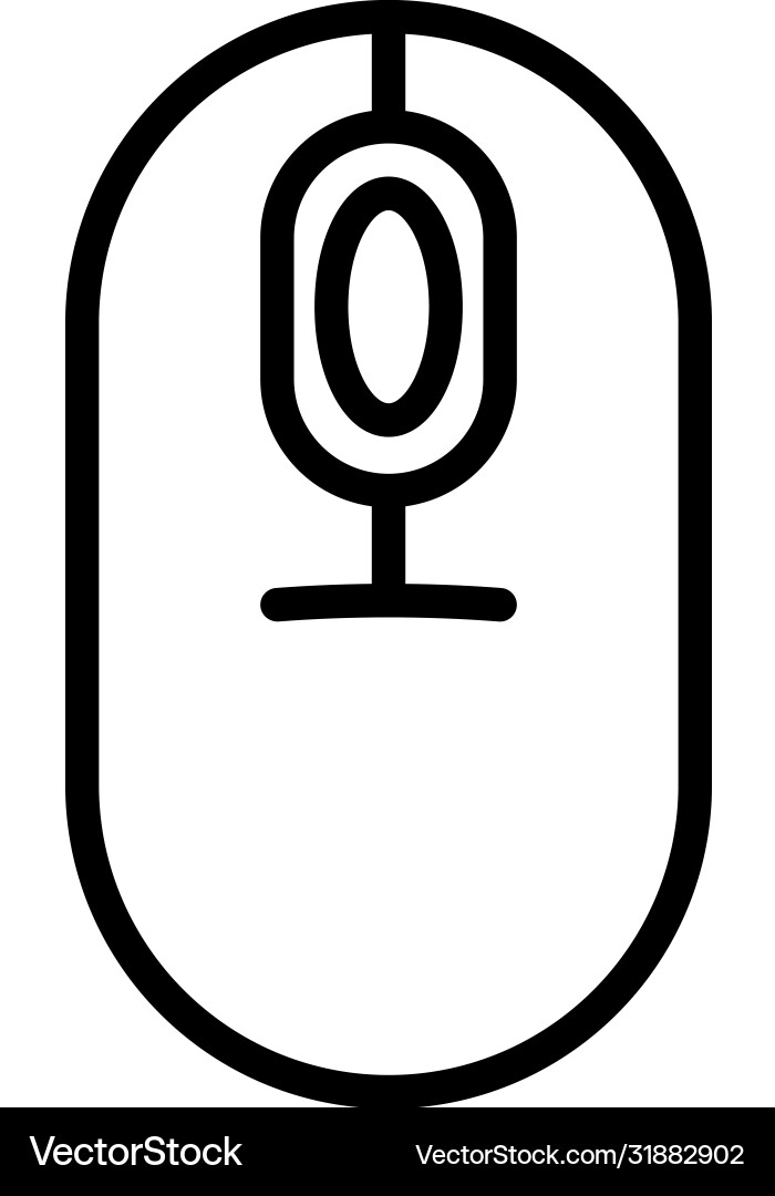 Cursor line icon Cursor line icon Vector Image