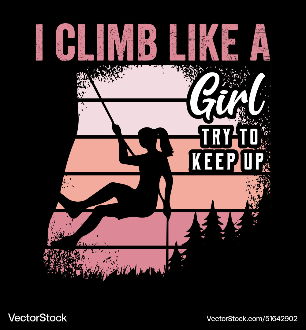 Klettern T-Shirt Design- Wandern Klettern T-Shirt Design- Wandern vektorbild