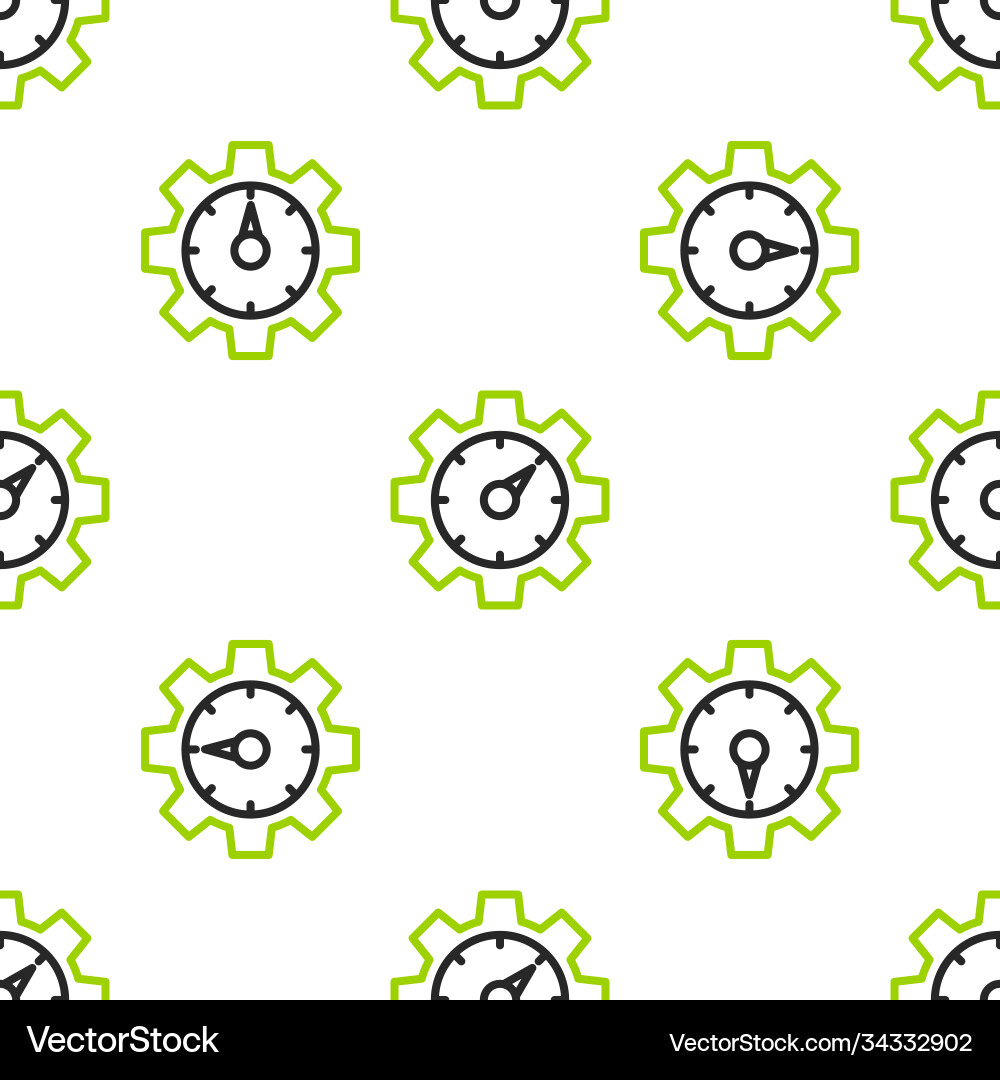 Line web analytics information and development Vector Image