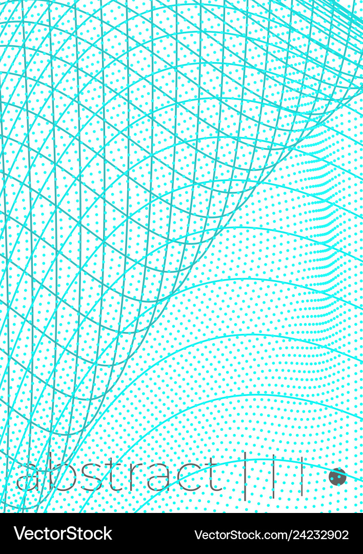 Minimalistic gradient lines abstract geometric Vector Image