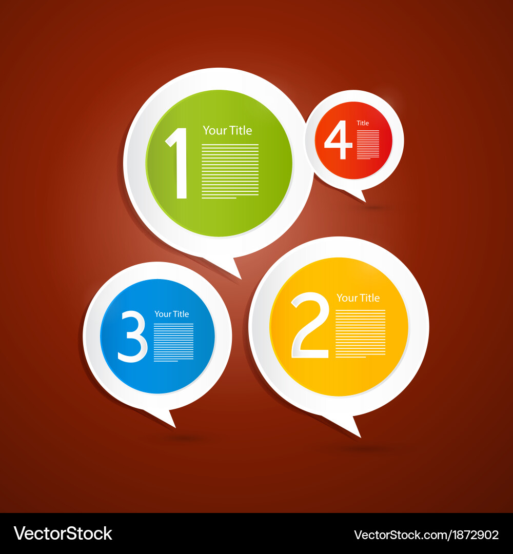 Progress steps for tutorial infographics vector image
