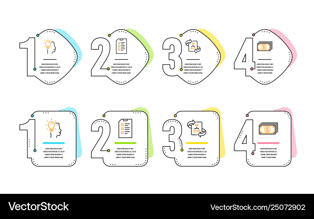 Technische Algorithmus-Idee und Checkliste-Icons-Set Technische Algorithmus-Idee und Checkliste-Icons-Set vektorbild