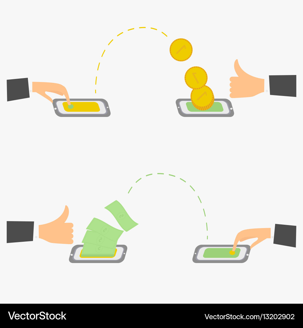 Users send and receive Vector Image