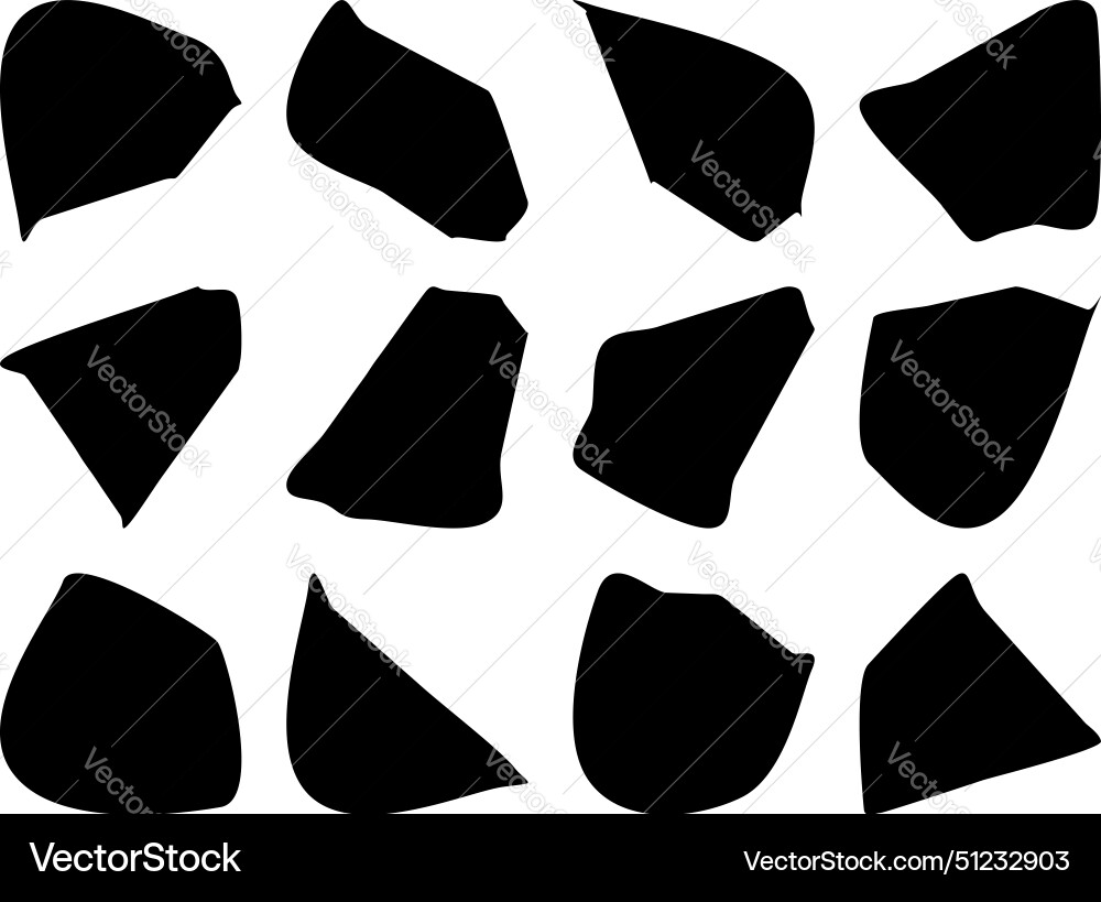 Abstrakte blobs flüssige formen symbol visuell Vektorbild