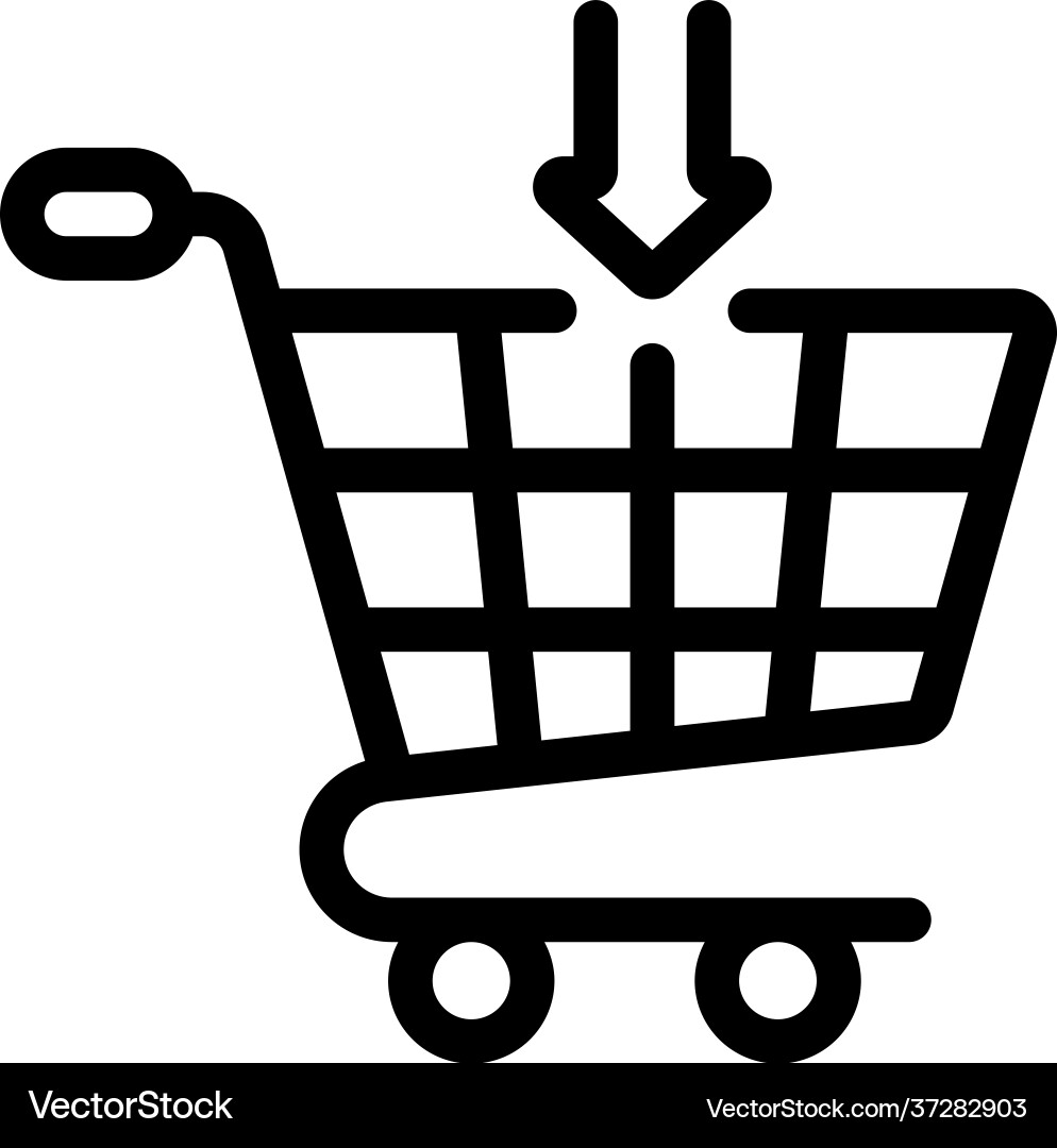 Add to cart Vector Image