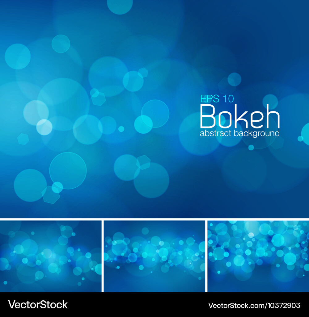 Blur Bokeh Abstract Background Vector Image