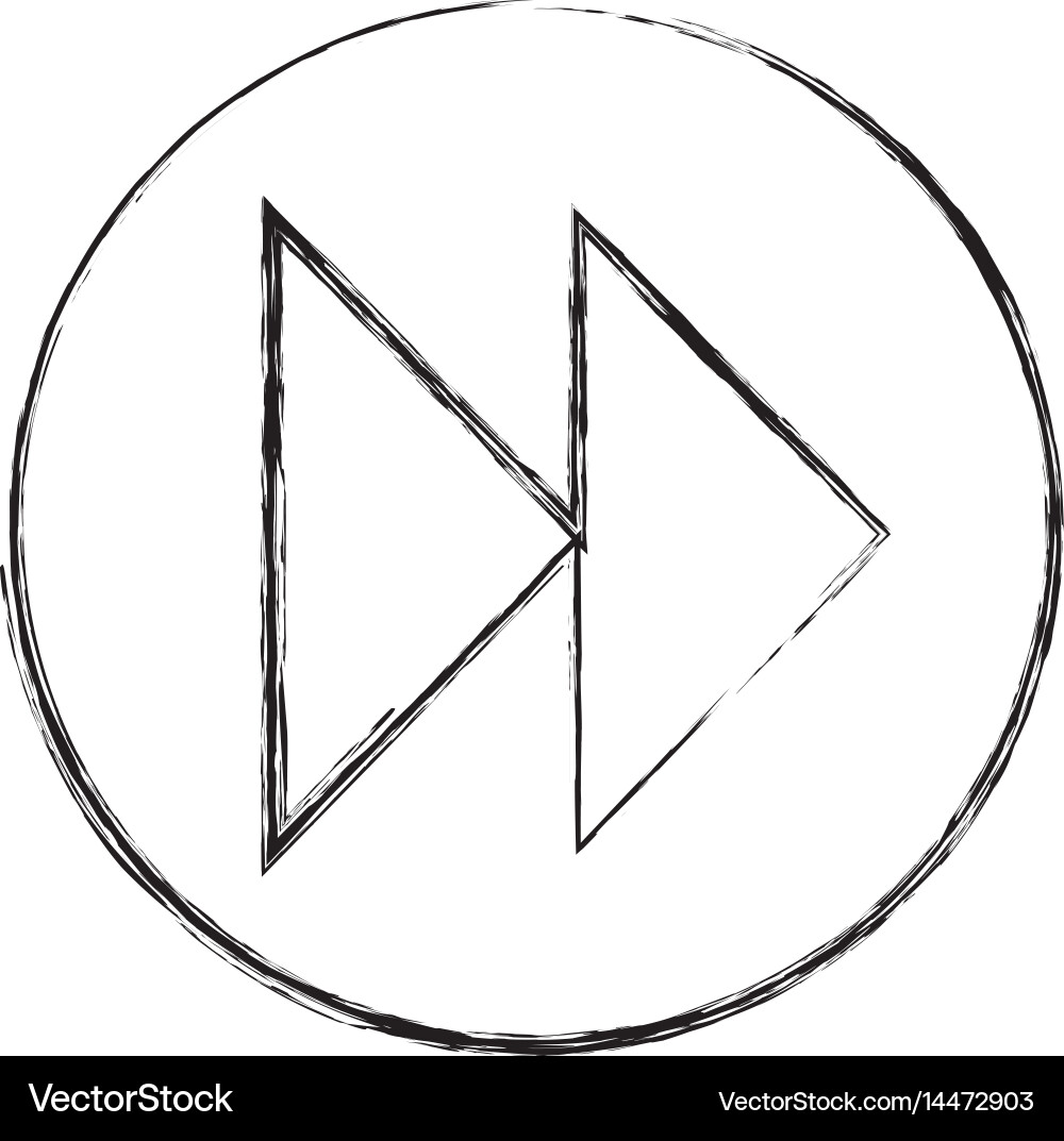 Next button media menu vector image