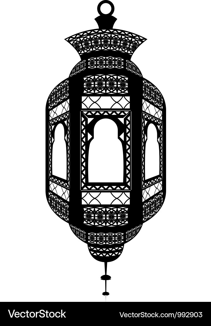 Ramadan Fanoos Lantern Vector Image