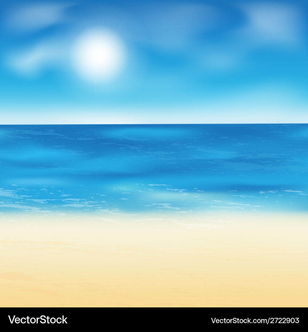 Sand beach background Royalty Free Vector Image