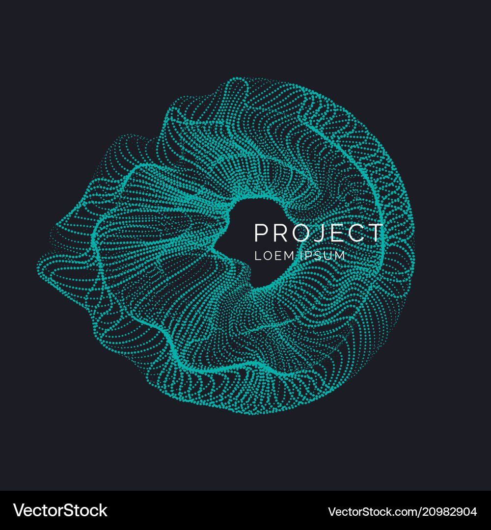 Abstract background with dynamic waves Abstract background with dynamic waves vector image