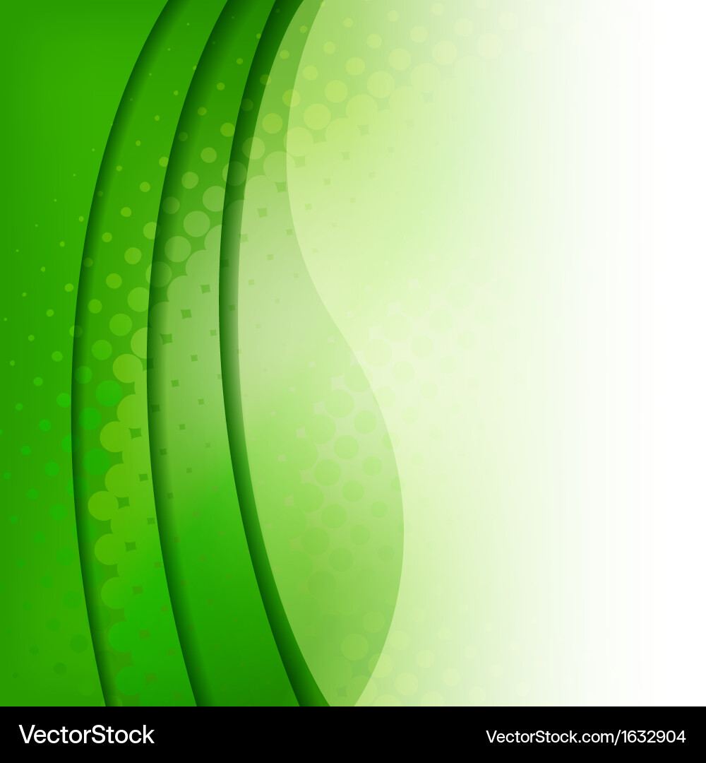 Abstract Green Gradient Background vector image