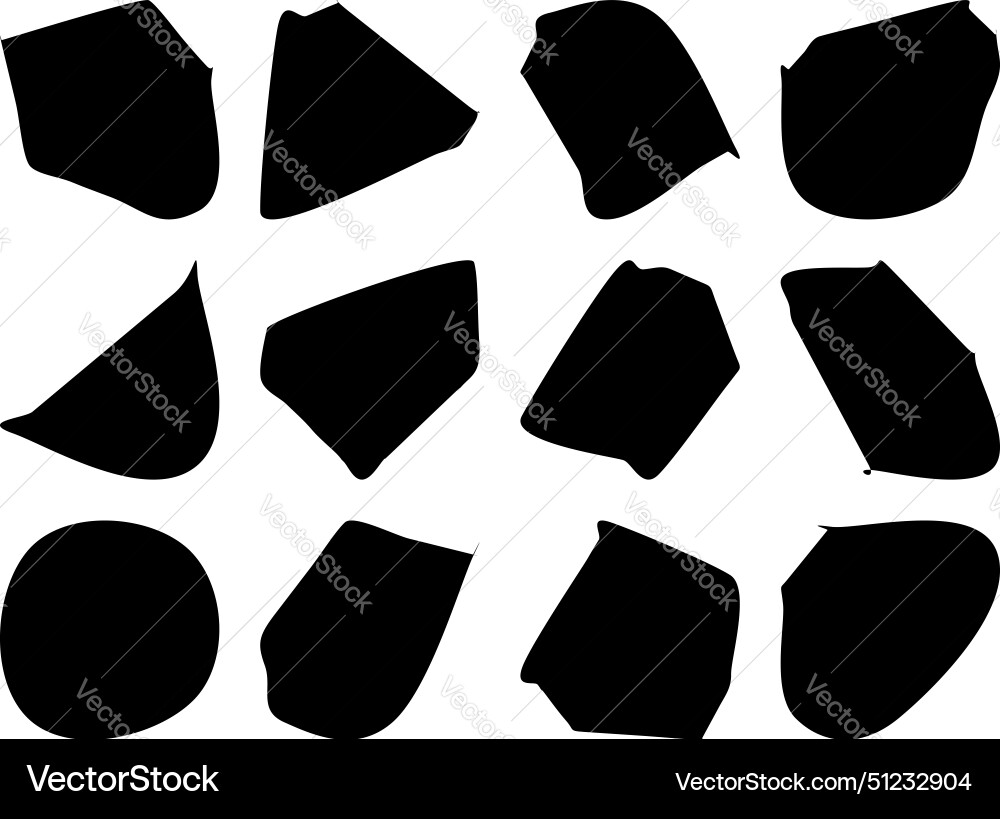 Abstrakte blobs flüssige formen symbol visuell Vektorbild