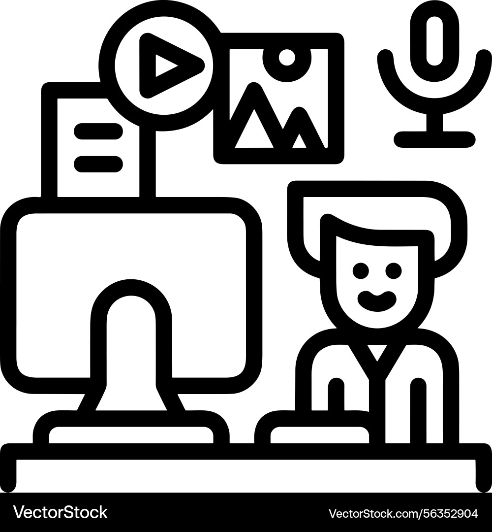 Computer icon symbol image Computer icon symbol image vector image