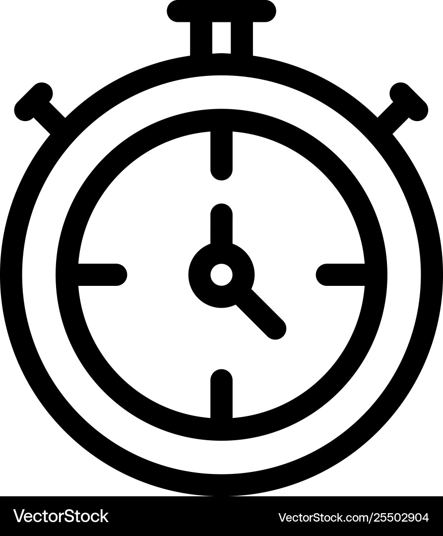 Digital Stopwatch Timer vector image